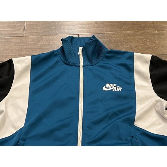 Nike Mens AIR Time 2.0 Basketball Turquoise Full Zip Jacket Size M 588812-393 - Picture 4 of 10